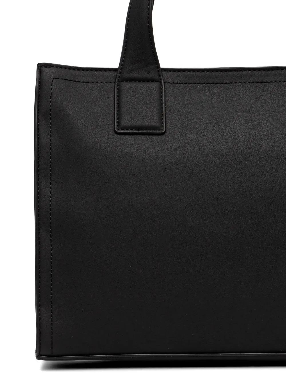 Love Moschino Shopper met logo-reliëf Zwart