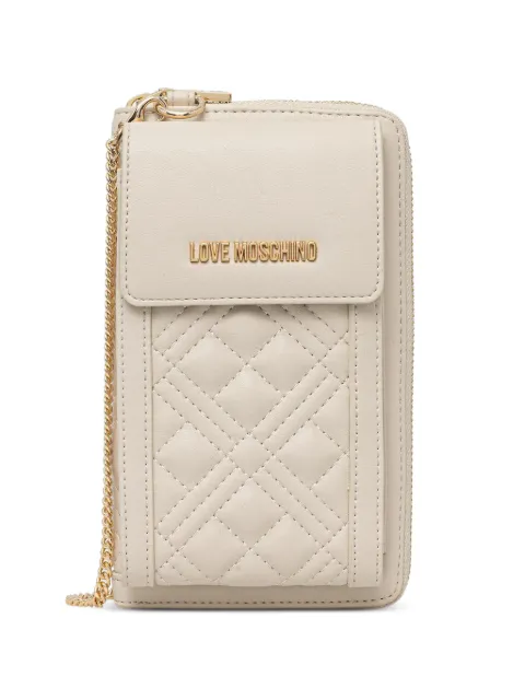 Love Moschino quilted chain-strap phone bag