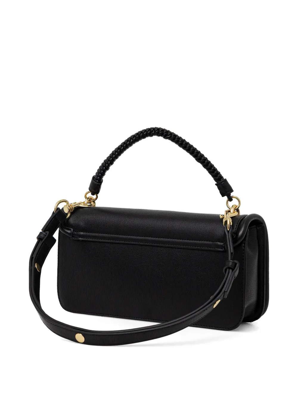 Love Moschino Shopper met gevlochten handvat Zwart