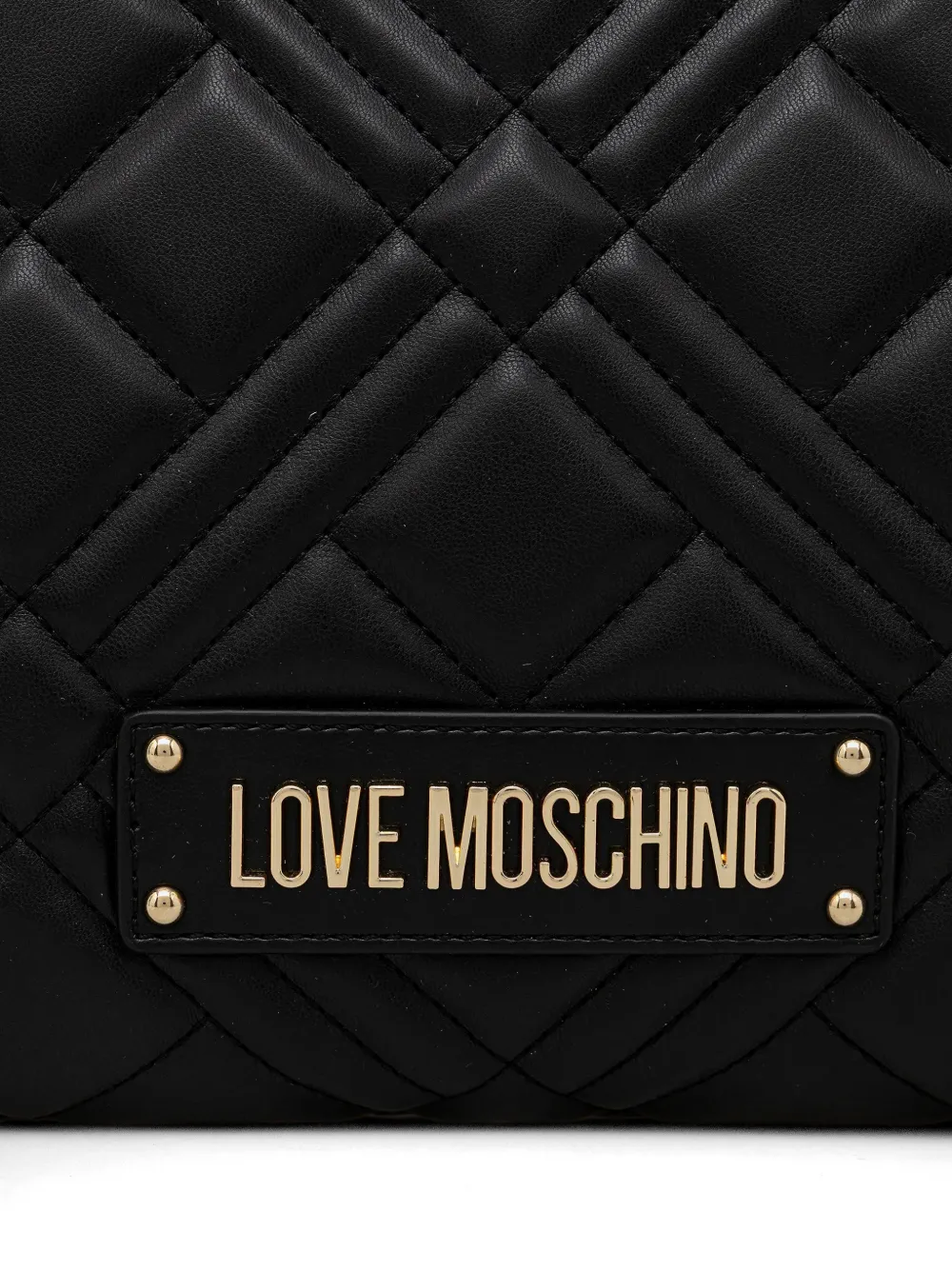 Love Moschino Gewatteerde shopper Zwart