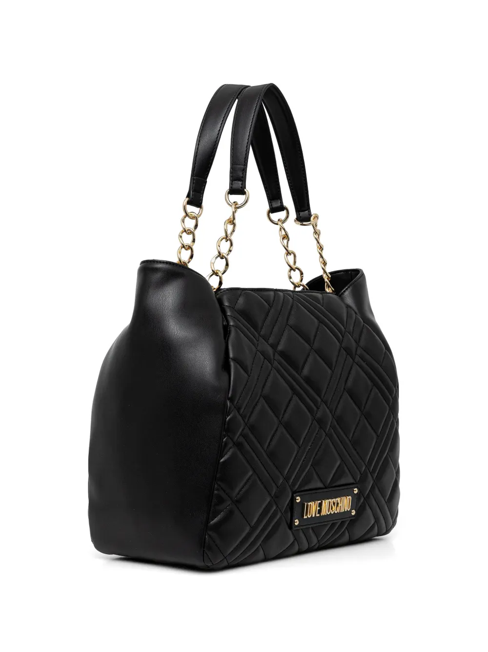 Love Moschino Gewatteerde shopper Zwart