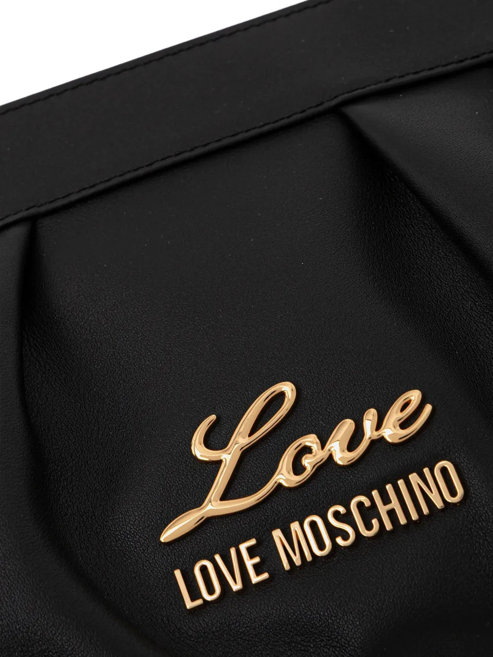 Love Moschino Shopper met gevlochten handvat Zwart