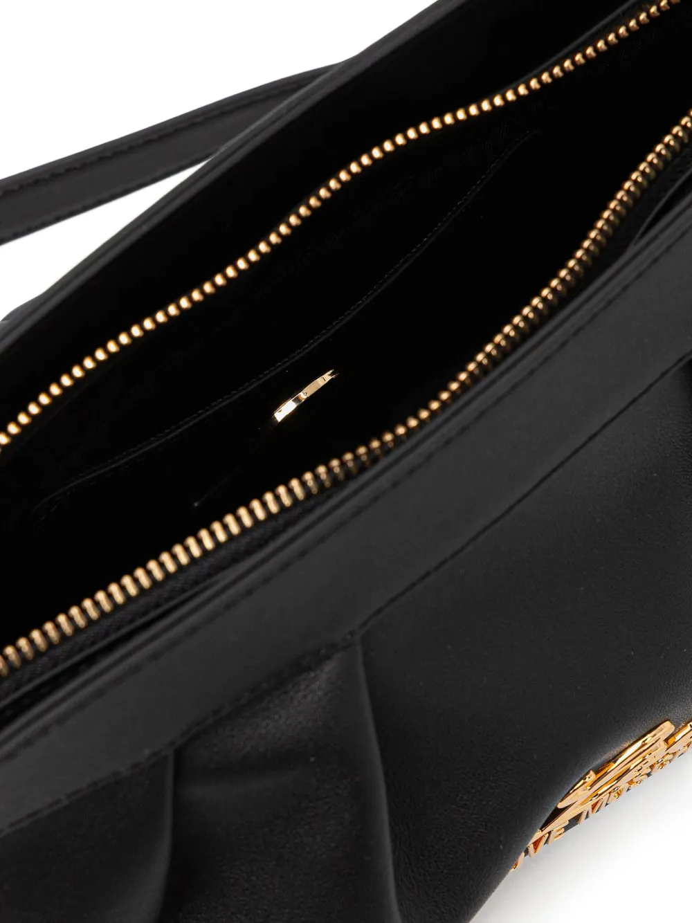 Love Moschino Shopper met gevlochten handvat Zwart