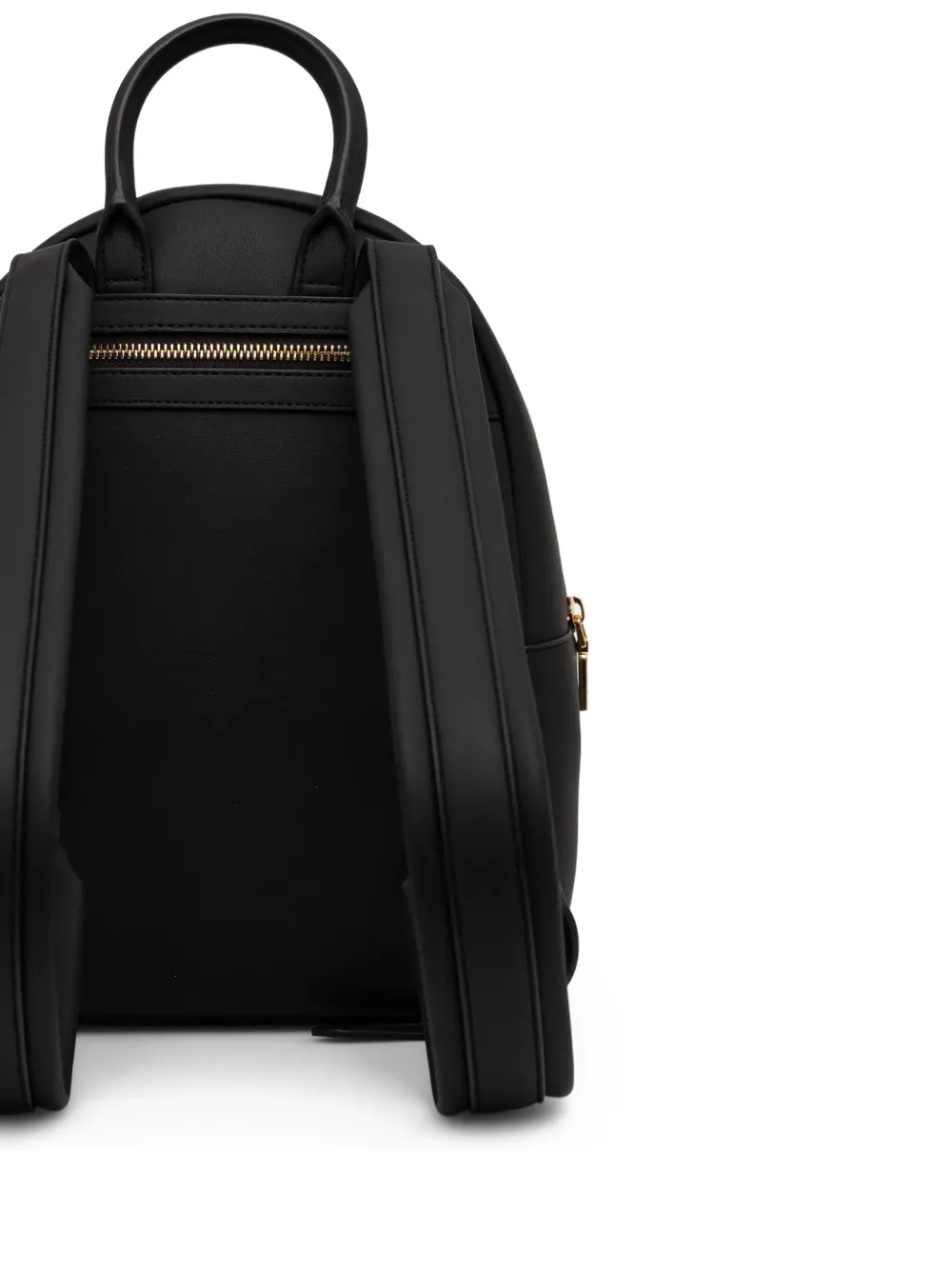  Love Moschino Logo-plaque Backpack - Black 