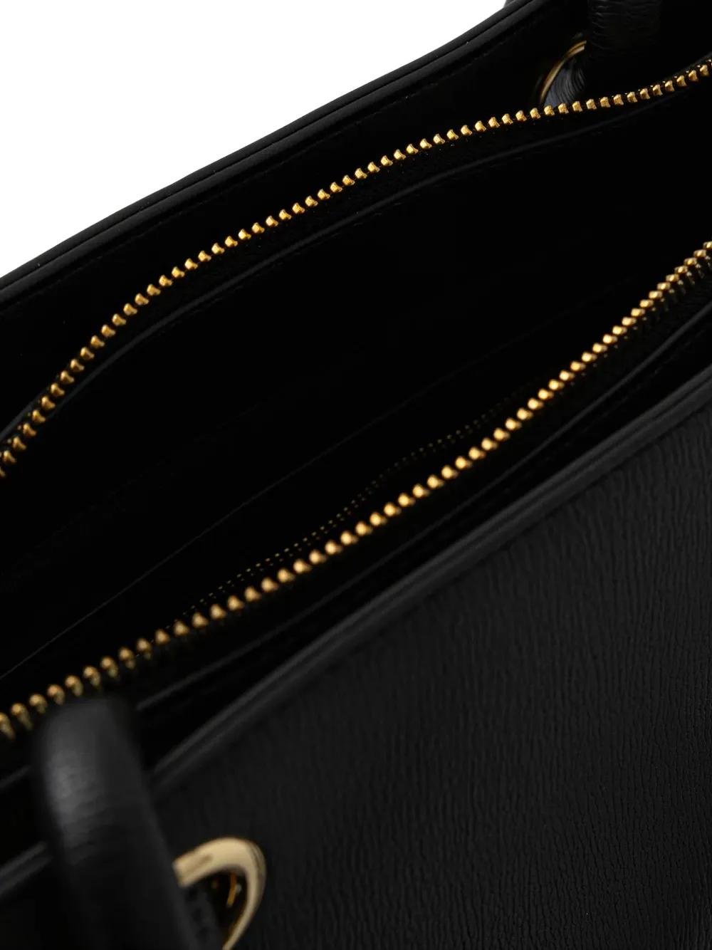 Love Moschino Shopper met gevlochten handvat en hartdetail Zwart