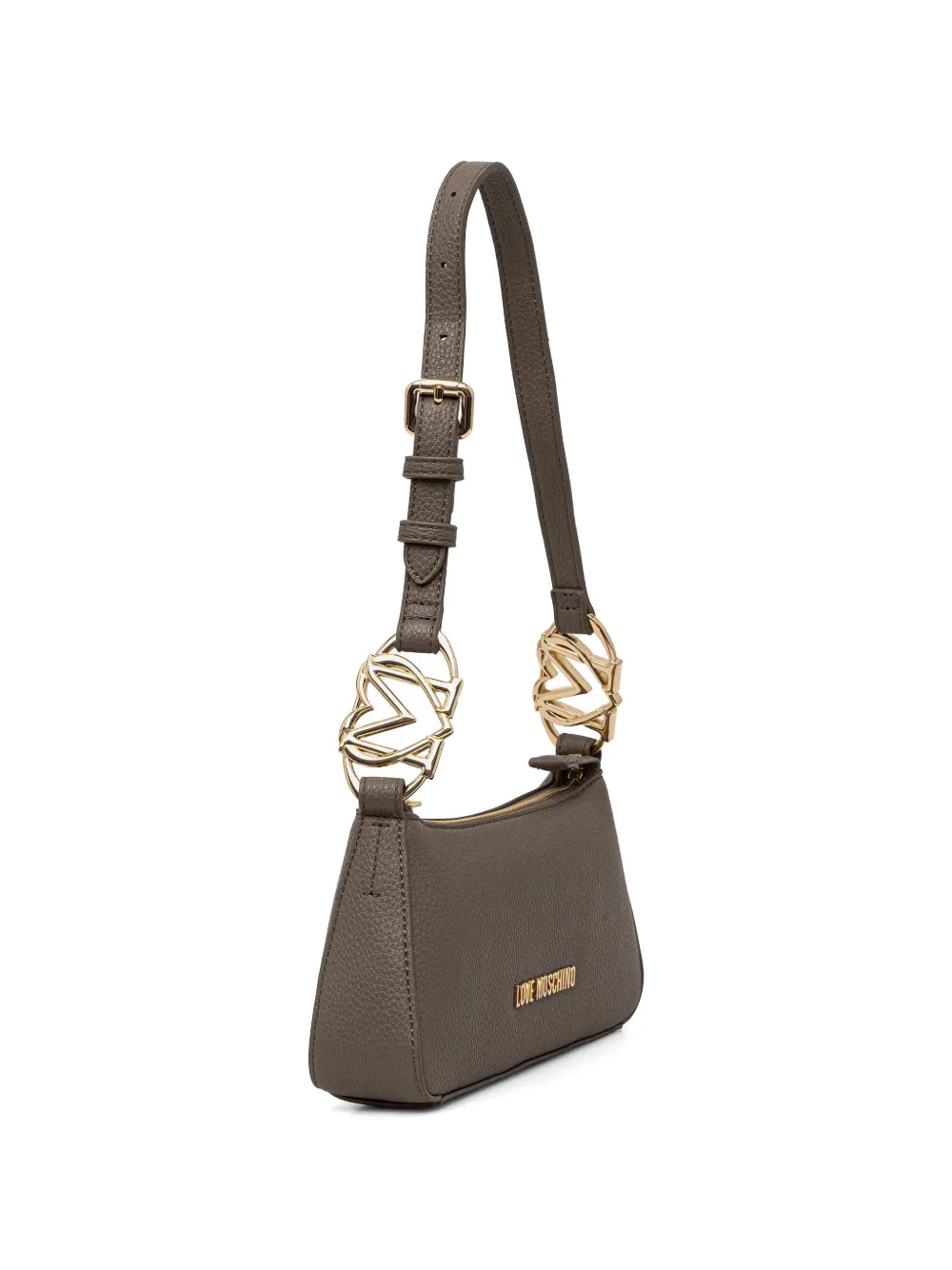 Love Moschino Schoudertas met logobedel Bruin