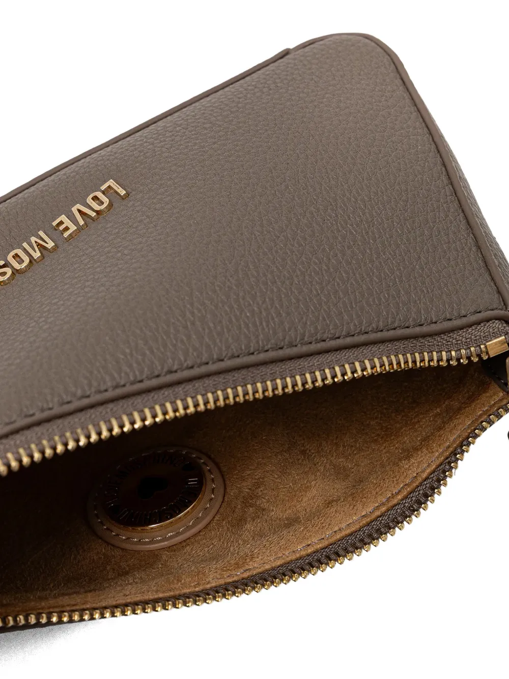 Love Moschino Schoudertas met logobedel Bruin