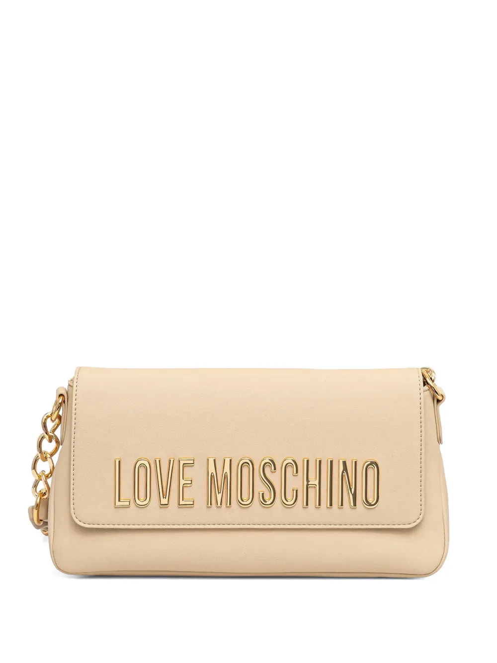 Love Moschino logo-lettering cross body bag - Toni neutri