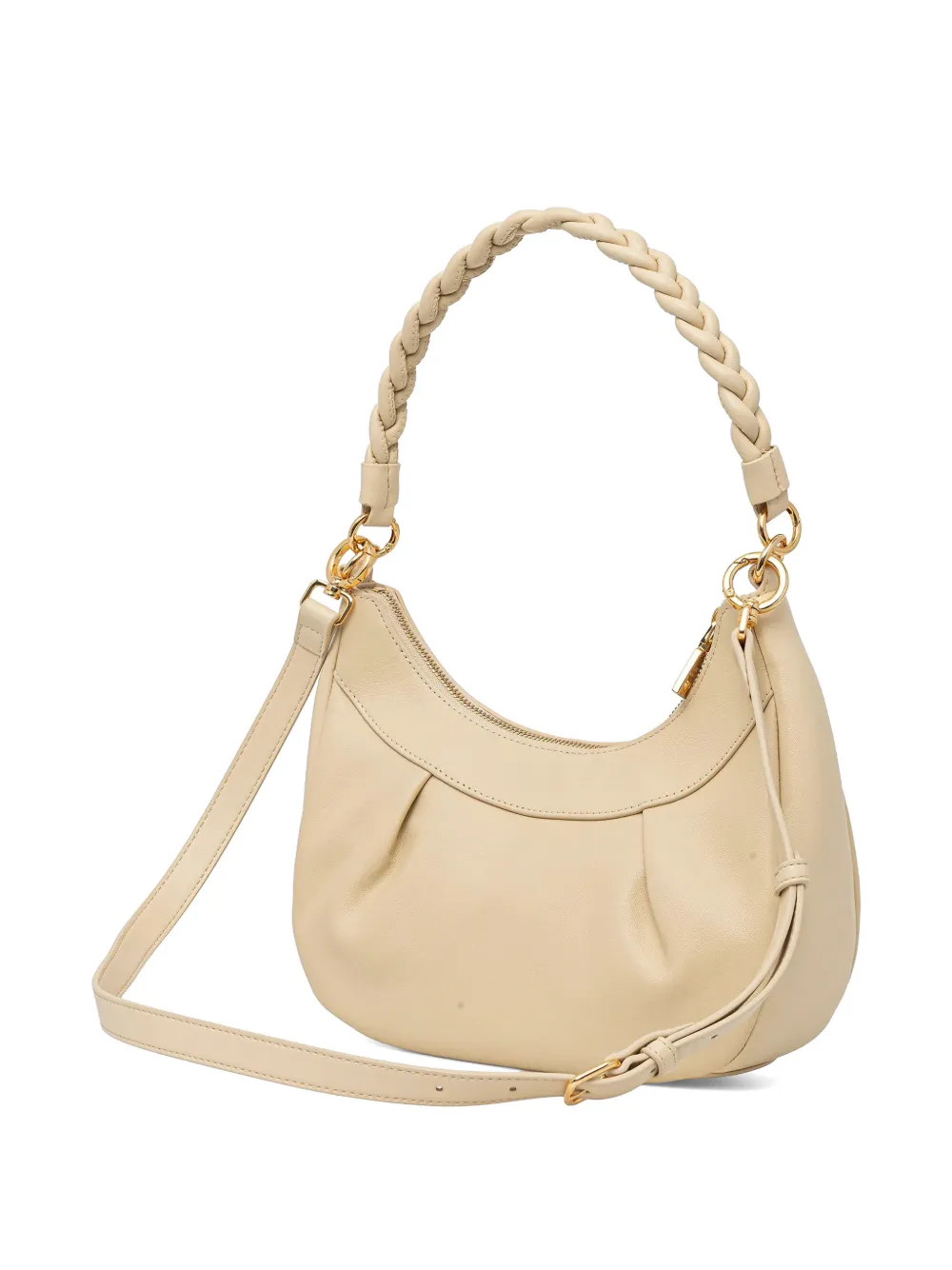 Love Moschino Schoudertas met logo Beige