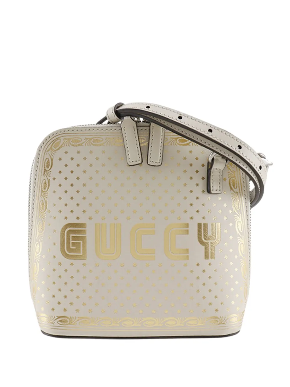 Gucci Pre-Owned 2016-2026 Mini Calfskin Guccy Sega crossbody bag - Bianco