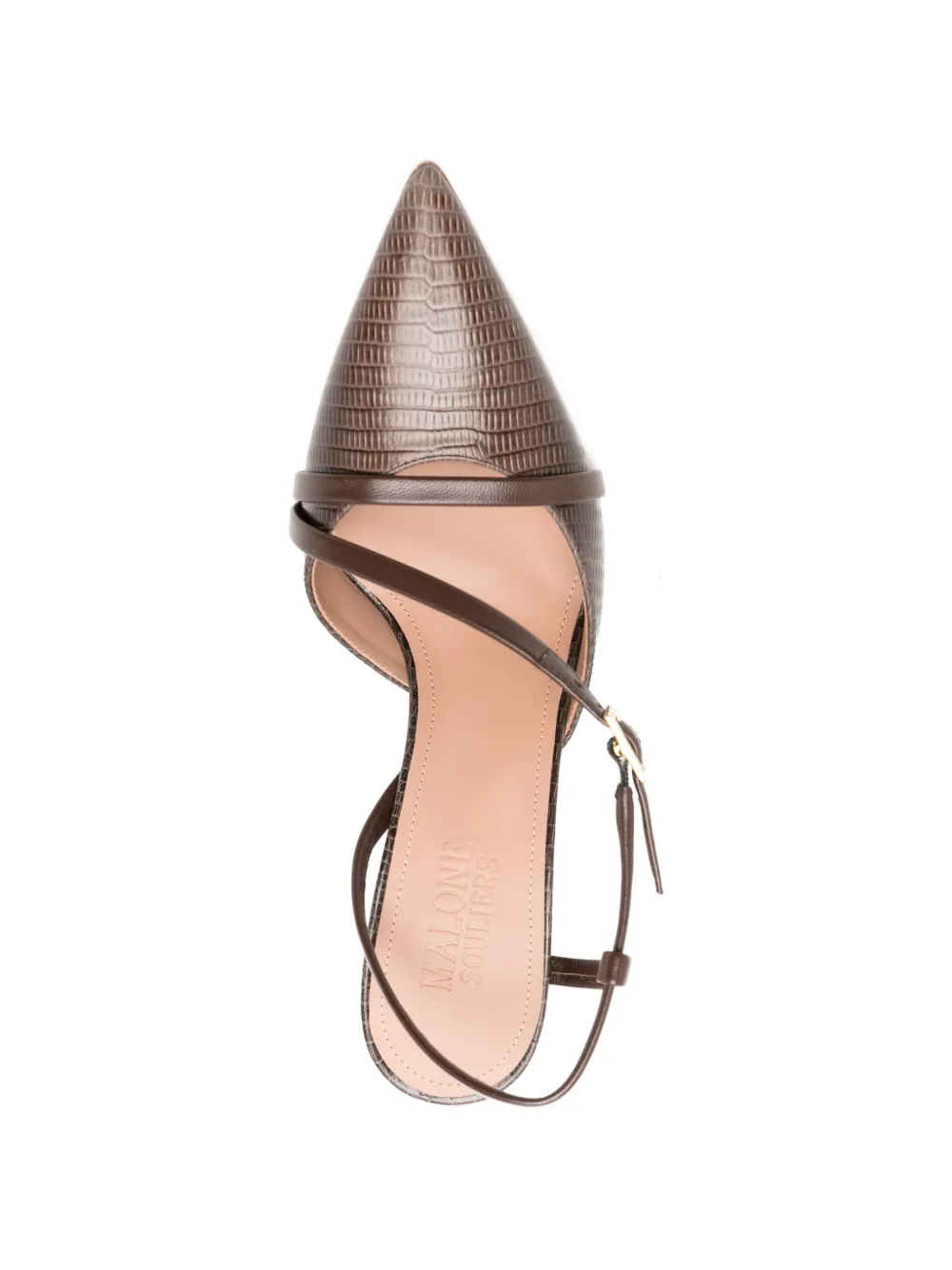 Malone Souliers point-toe strappy pumps Bruin