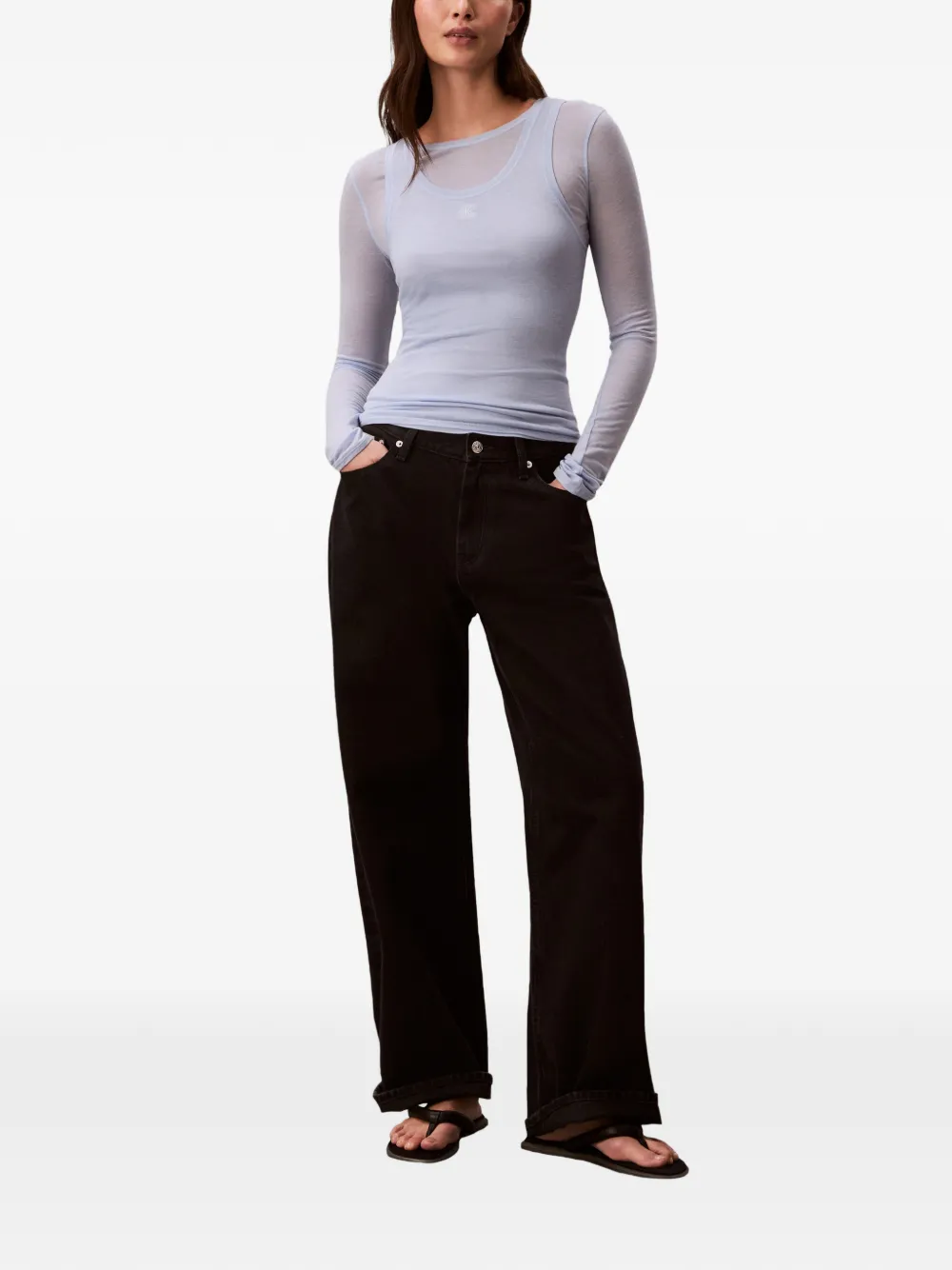 Long-Sleeve Double-Layer T-Shirt