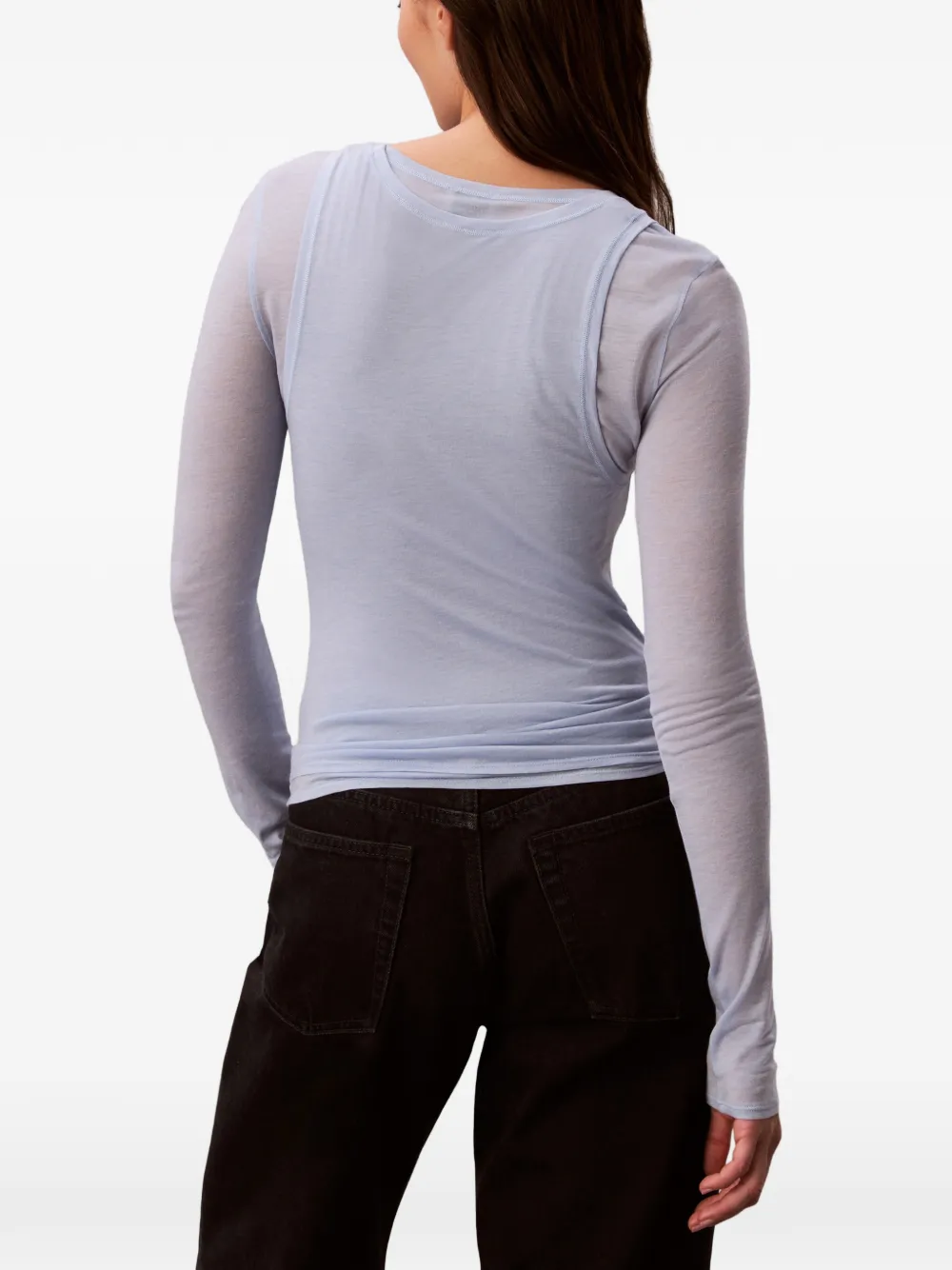 Long-Sleeve Double-Layer T-Shirt