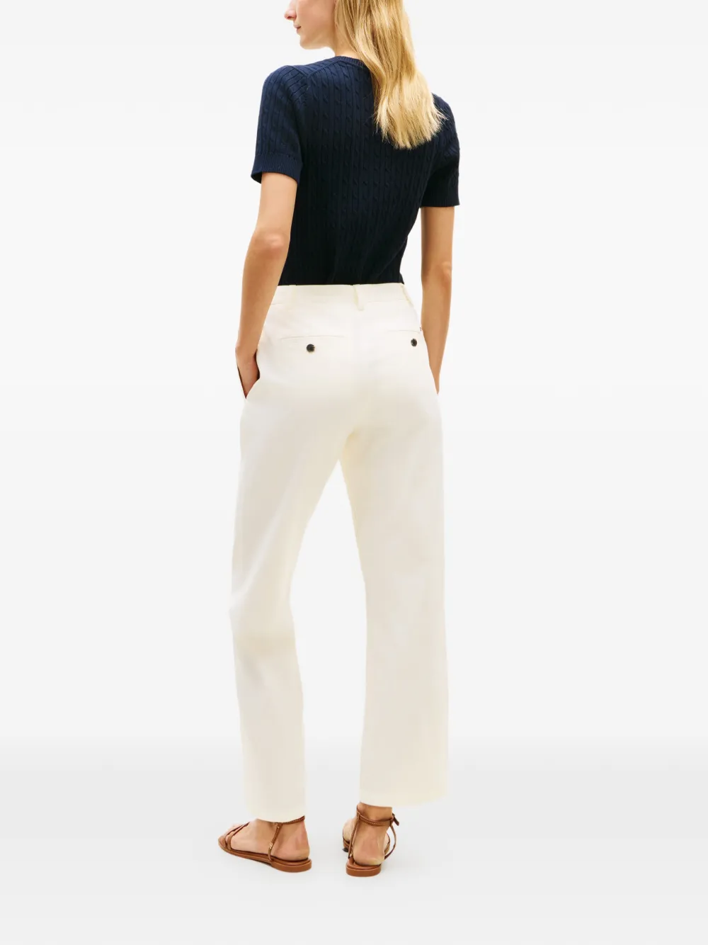  Tommy Hilfiger Buttoned Trousers - Neutrals 