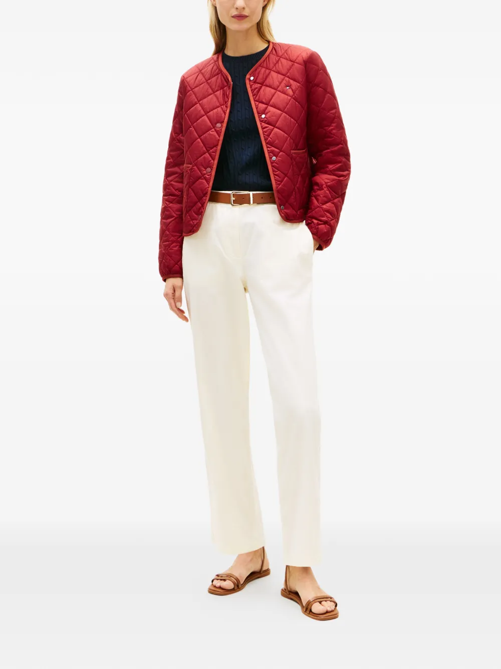  Tommy Hilfiger Buttoned Trousers - Neutrals 