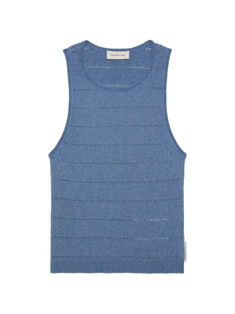 Calvin Klein openwork-construction top