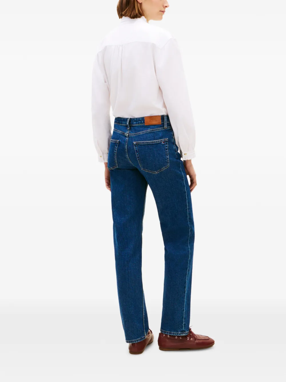 Tommy Hilfiger Jeans met logodetail Blauw