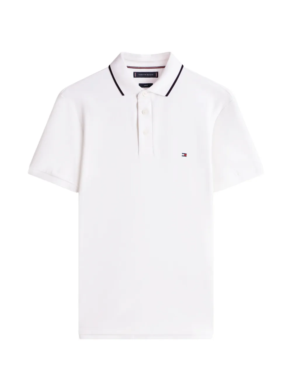 Tommy Hilfiger short-sleeve polo shirt - Bianco