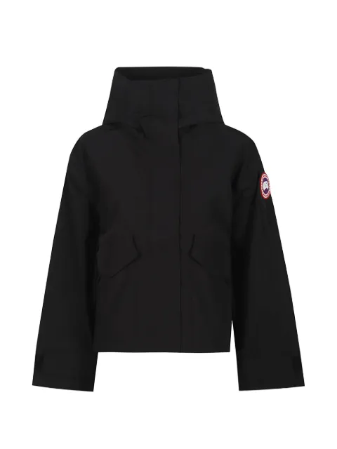 Canada Goose logo-patch hooded jacket