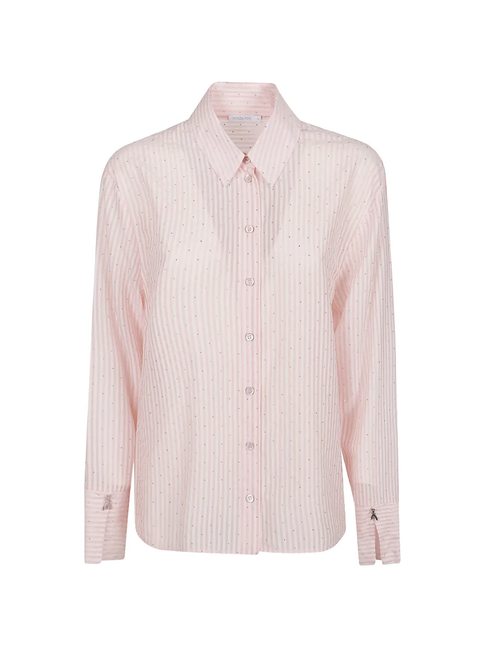 Patrizia Pepe striped-pattern shirt - Rosa