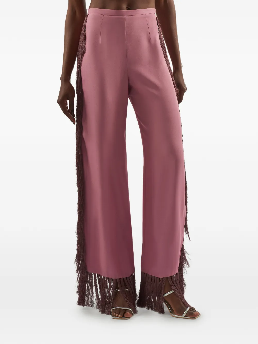  Taller Marmo Alabama Fringed Trousers - Pink 