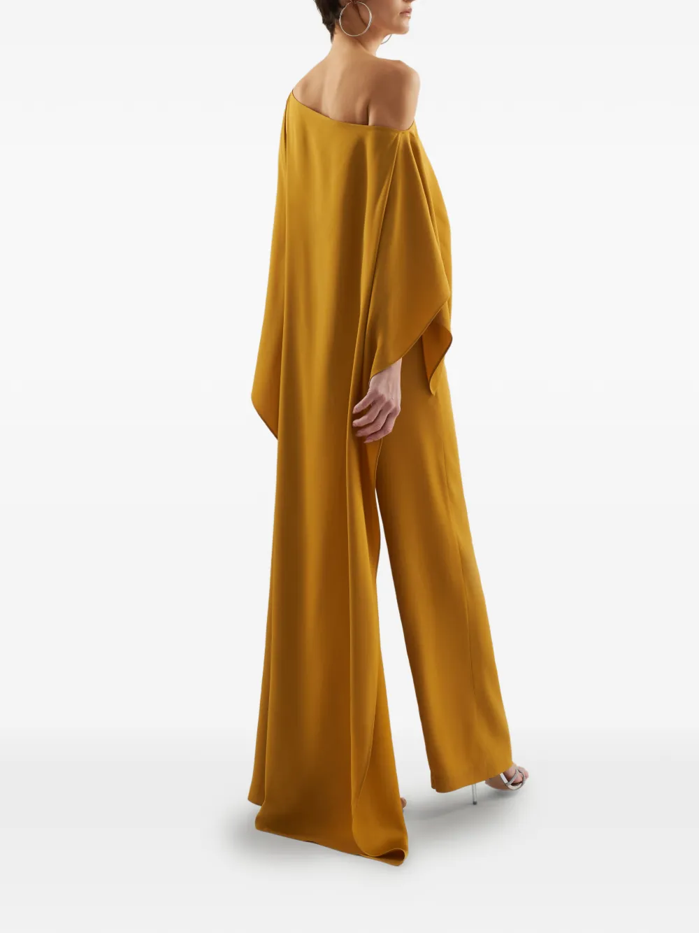 Jerry Cape-Detail Jumpsuit