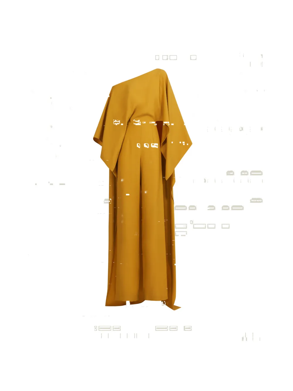 Taller Marmo Jerry cape-detail jumpsuit - Giallo