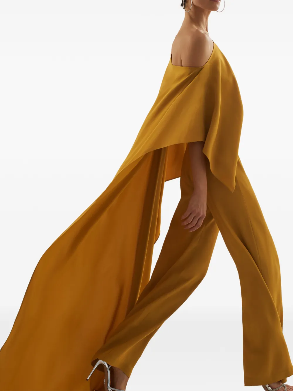 Jerry Cape-Detail Jumpsuit