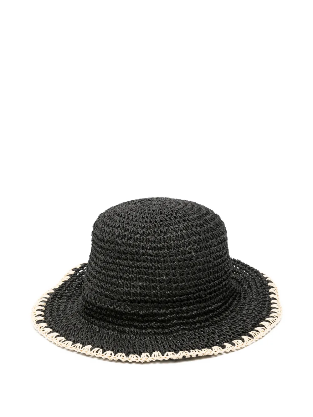 By Malene Birger woven-trim hat - Nero