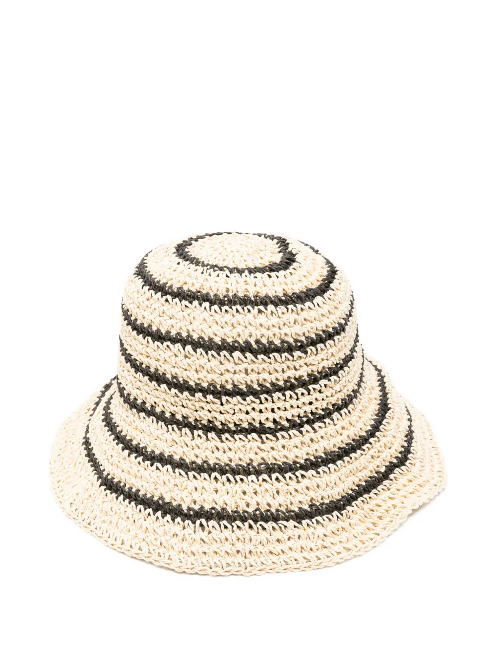 By Malene Birger striped sun hat - Toni neutri