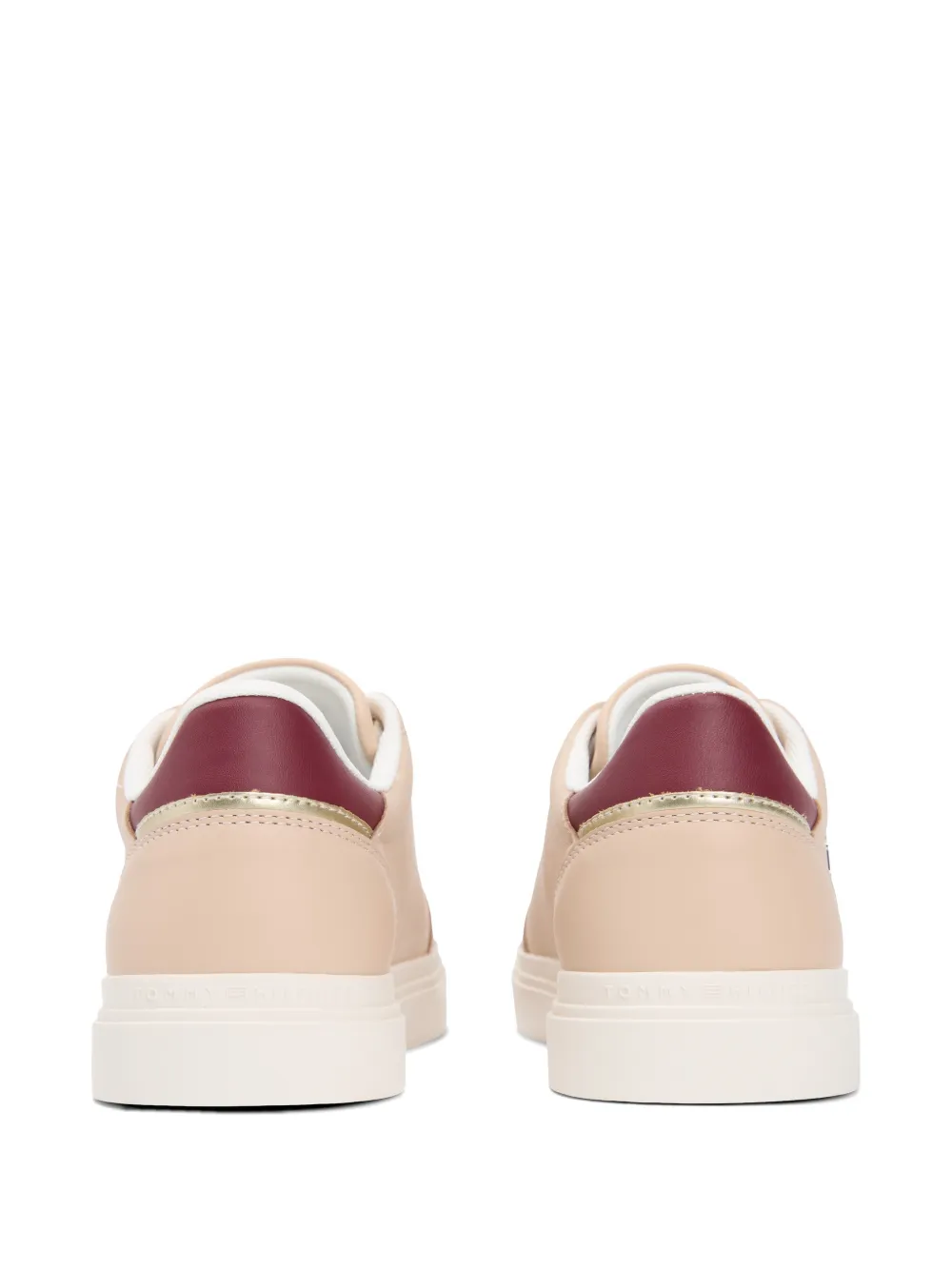 Tommy Hilfiger Sneakers met logoplakkaat Beige