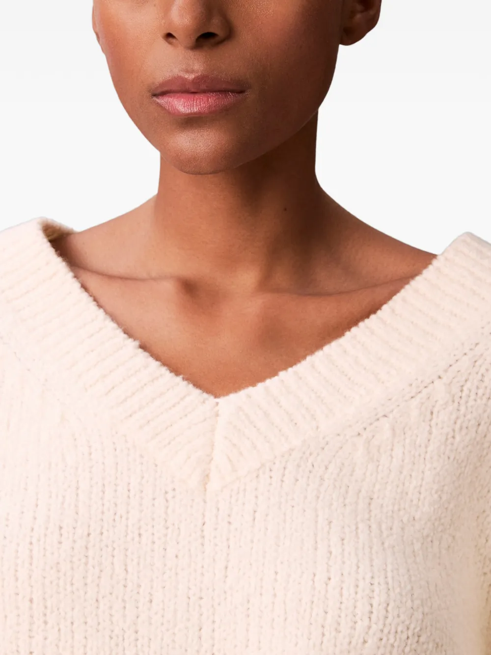 Calvin Klein Trui met V-hals Beige