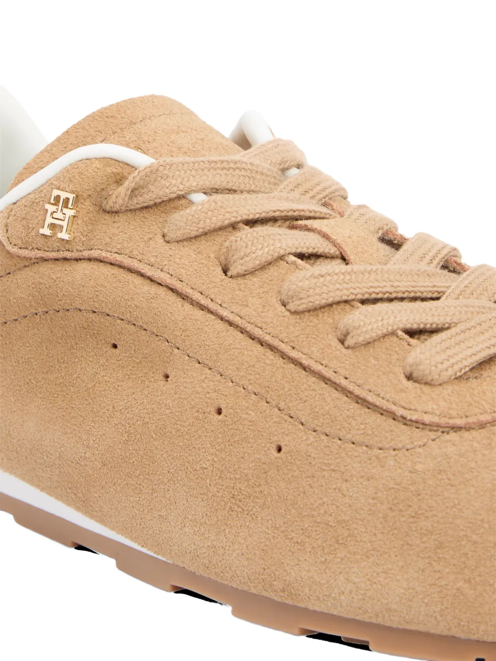 Tommy Hilfiger Sneakers met logoplakkaat Beige