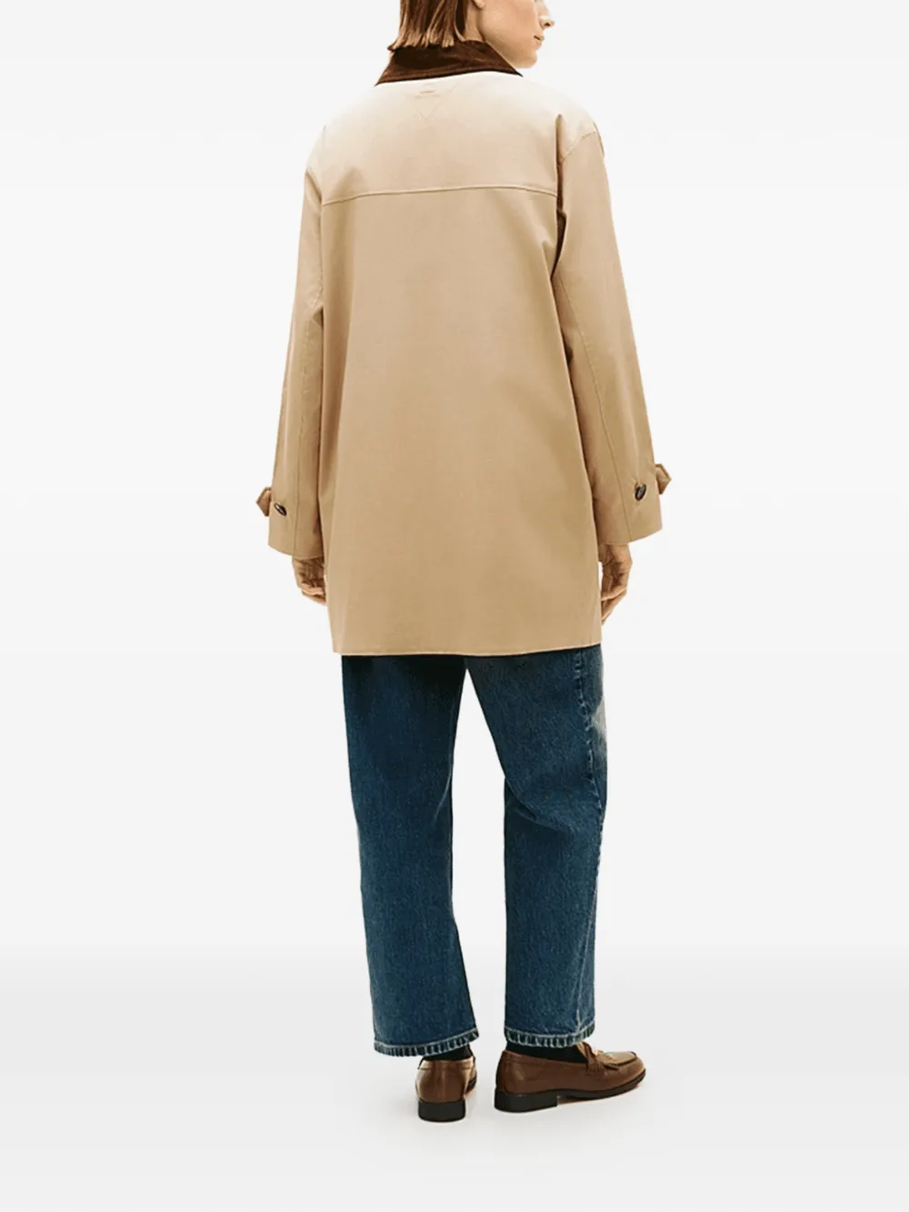  Tommy Hilfiger Button Pocket Coat - Neutrals 