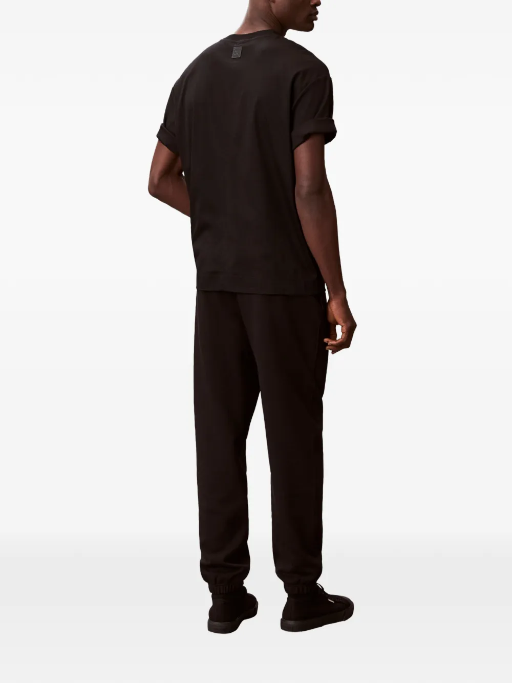 Calvin Klein Trainingsbroek met logoprint Zwart
