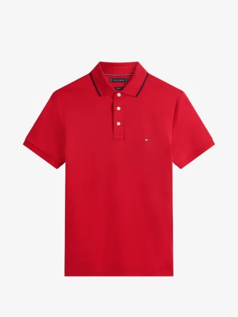 Tommy Hilfiger playera tipo polo con cuello de pico
