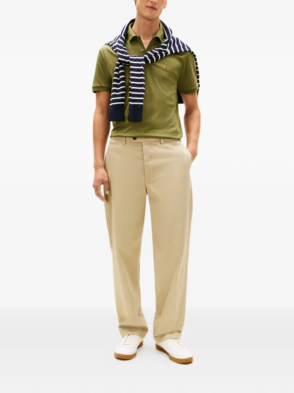 Tommy Hilfiger Regular-fit poloshirt Groen