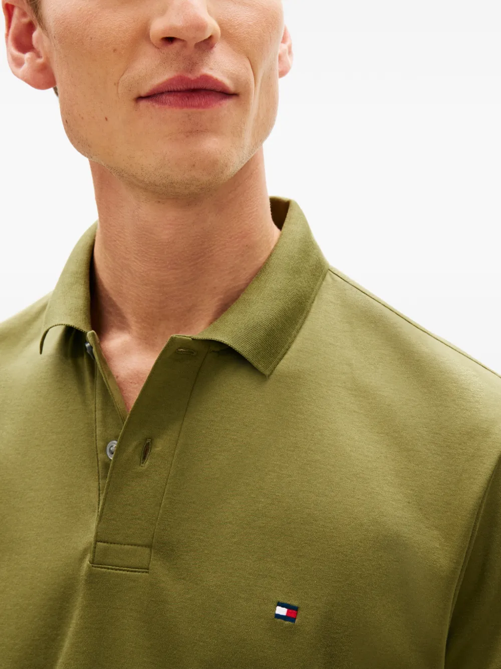 Tommy Hilfiger Regular-fit poloshirt Groen