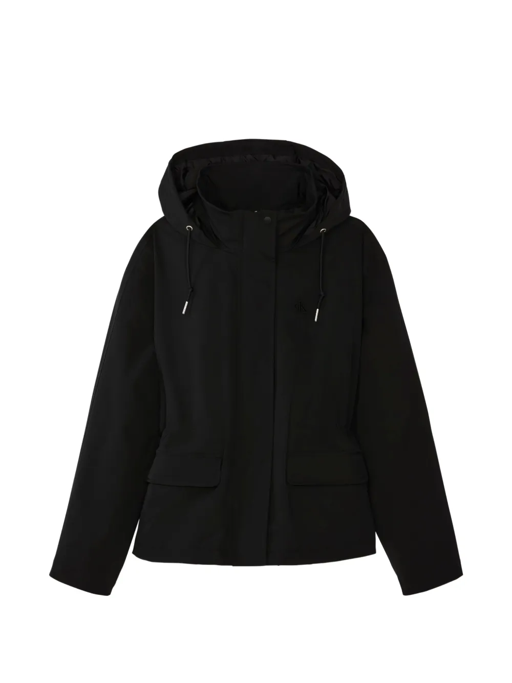 Calvin Klein zip-fastening hooded jacket - Nero