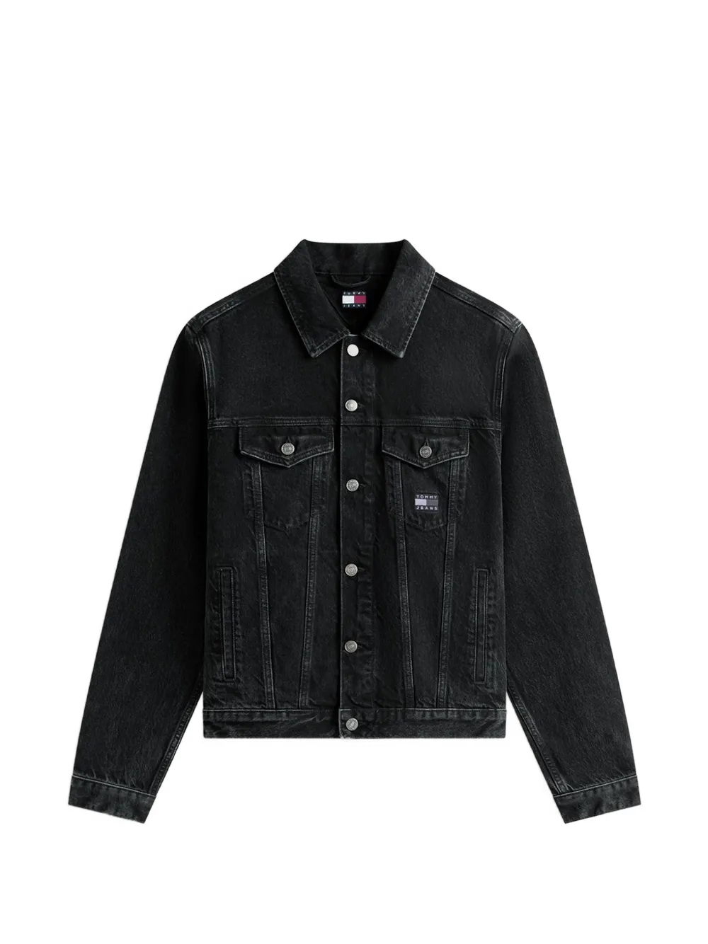 Tommy Hilfiger Ryan Back Logo buttoned denim jacket - Nero
