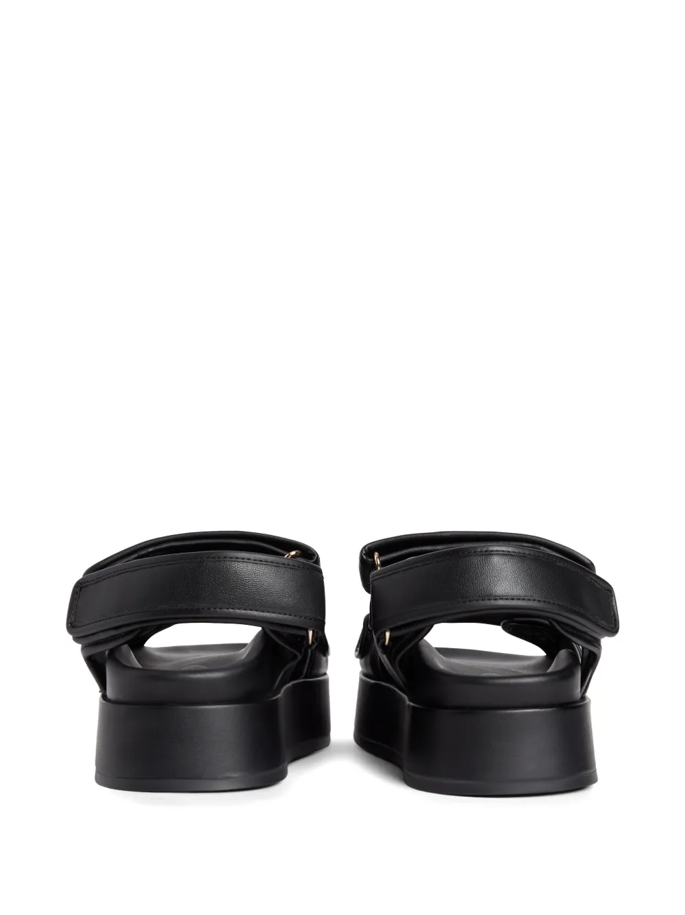 Tommy Hilfiger Sandalen met bandjes en logodetail Zwart