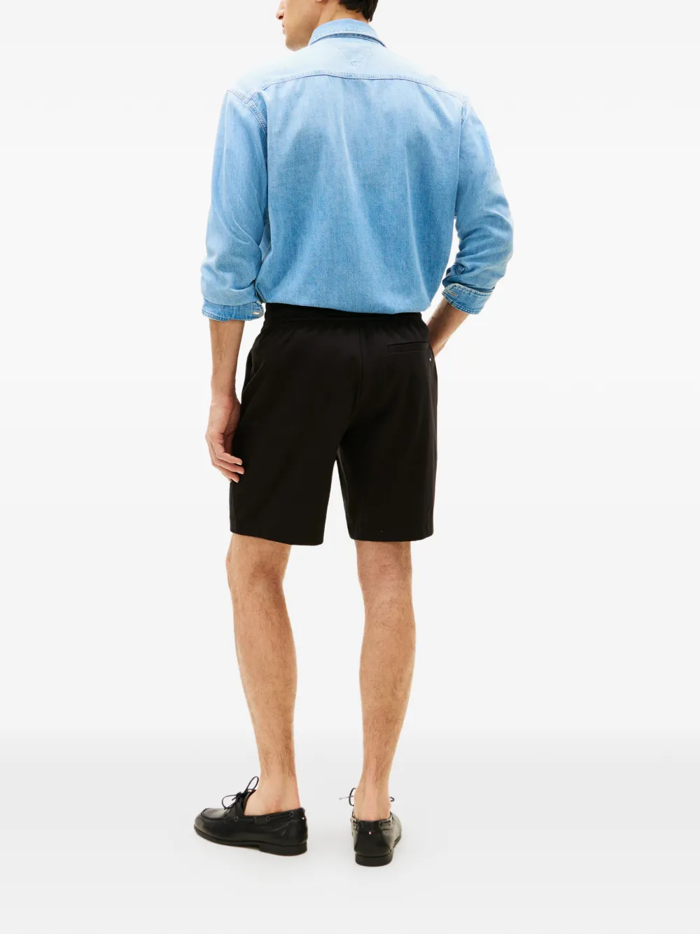 Tommy Hilfiger Shorts met trekkoord Zwart