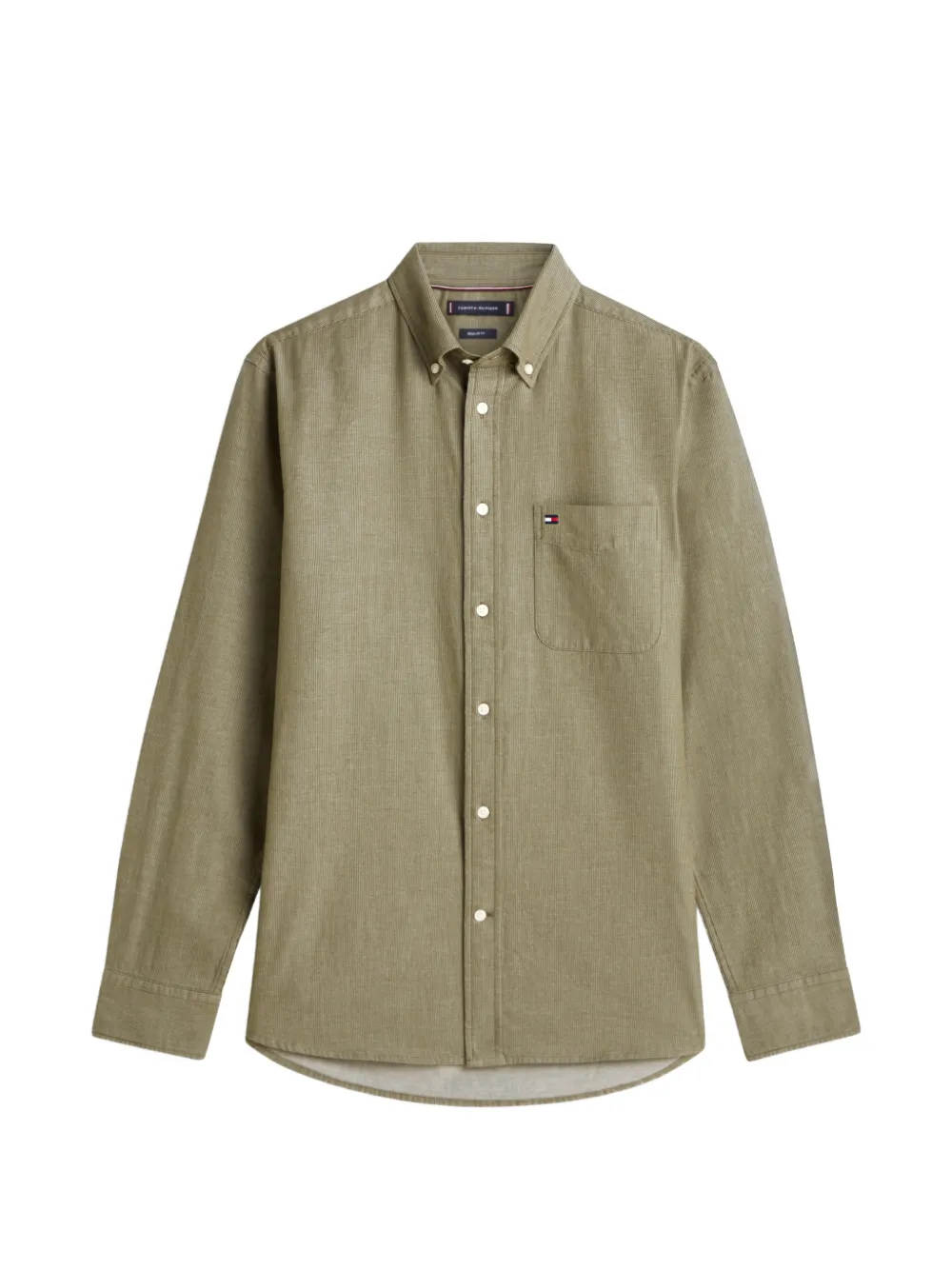 Tommy Hilfiger button-up long-sleeve shirt - Verde