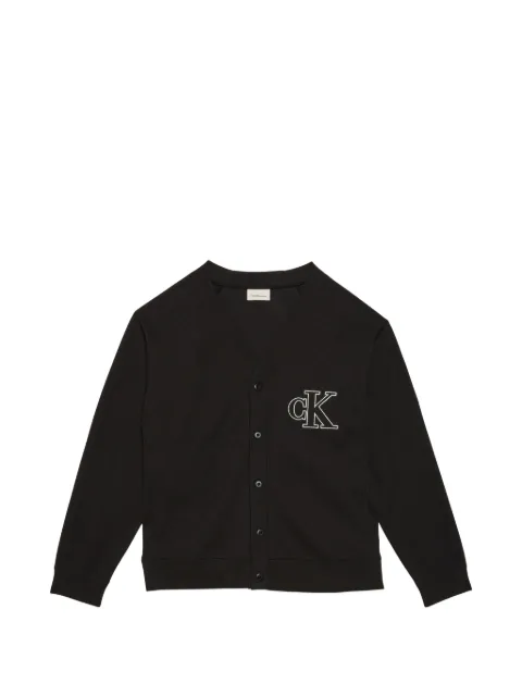 Calvin Klein logo-appliqué cardigan