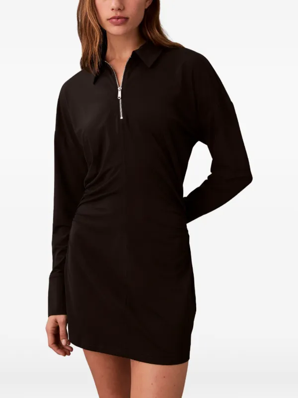 calvin klein women's pull-on long-sleeve a-line dress Amazon.com: Calvin Klein Long Sleeve Gown with Neckline Slits Twilight 2 : Clothing, Shoes & Jewelry