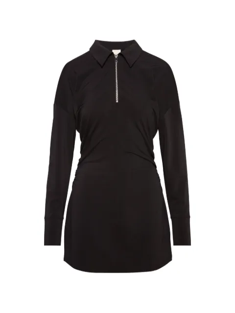 Calvin Klein zipped classic-collar mini dress