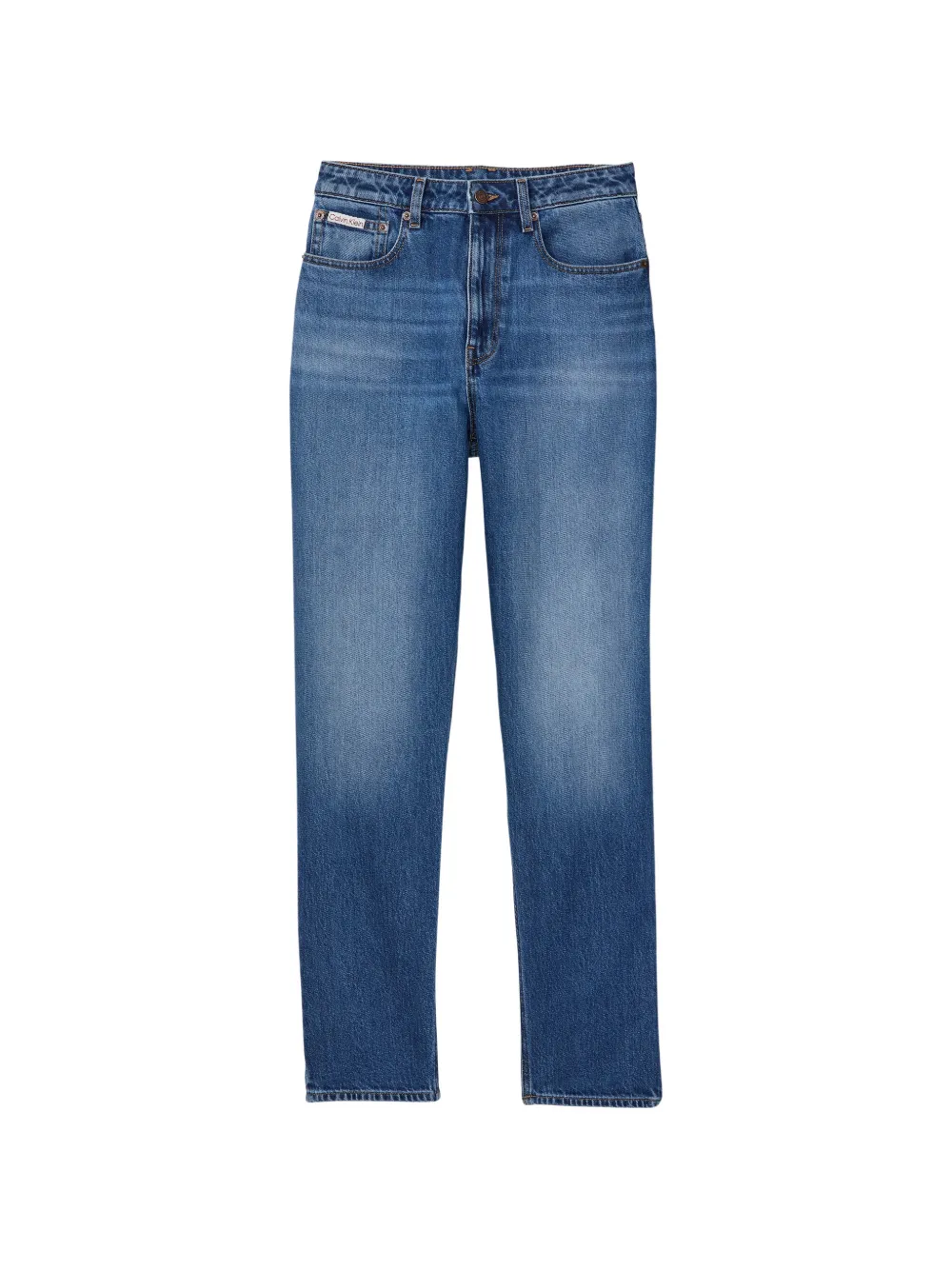 Calvin Klein button-fastening five-pockets jeans - Blu