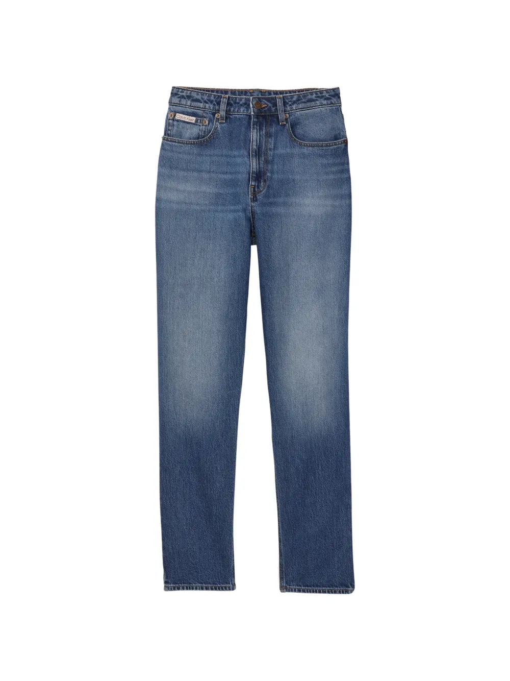 Calvin Klein button-fastening five-pockets jeans - Blu