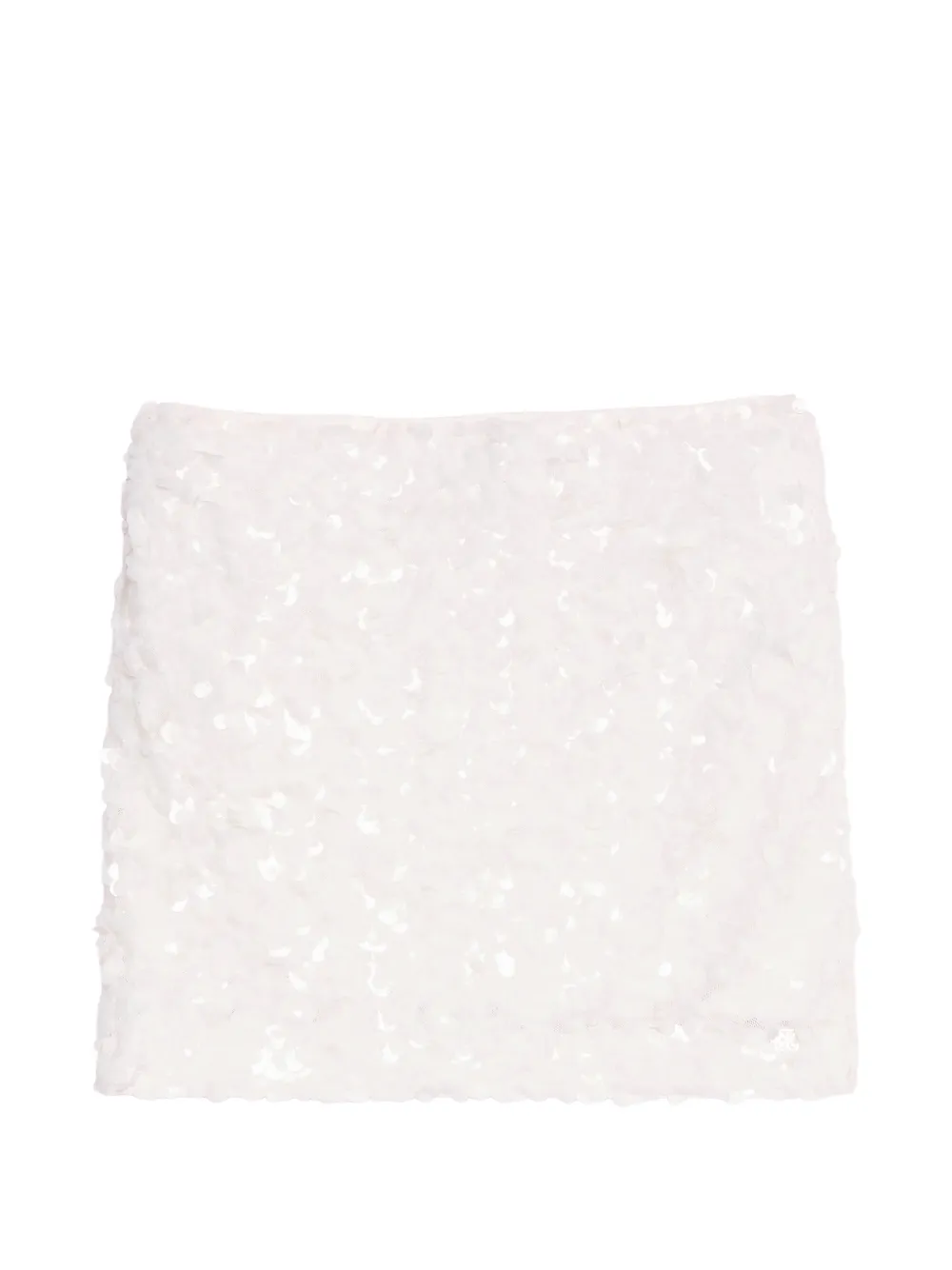 Calvin Klein sequin-embellished mini skirt - Bianco