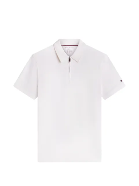 Tommy Hilfiger playera tipo polo con medio cierre